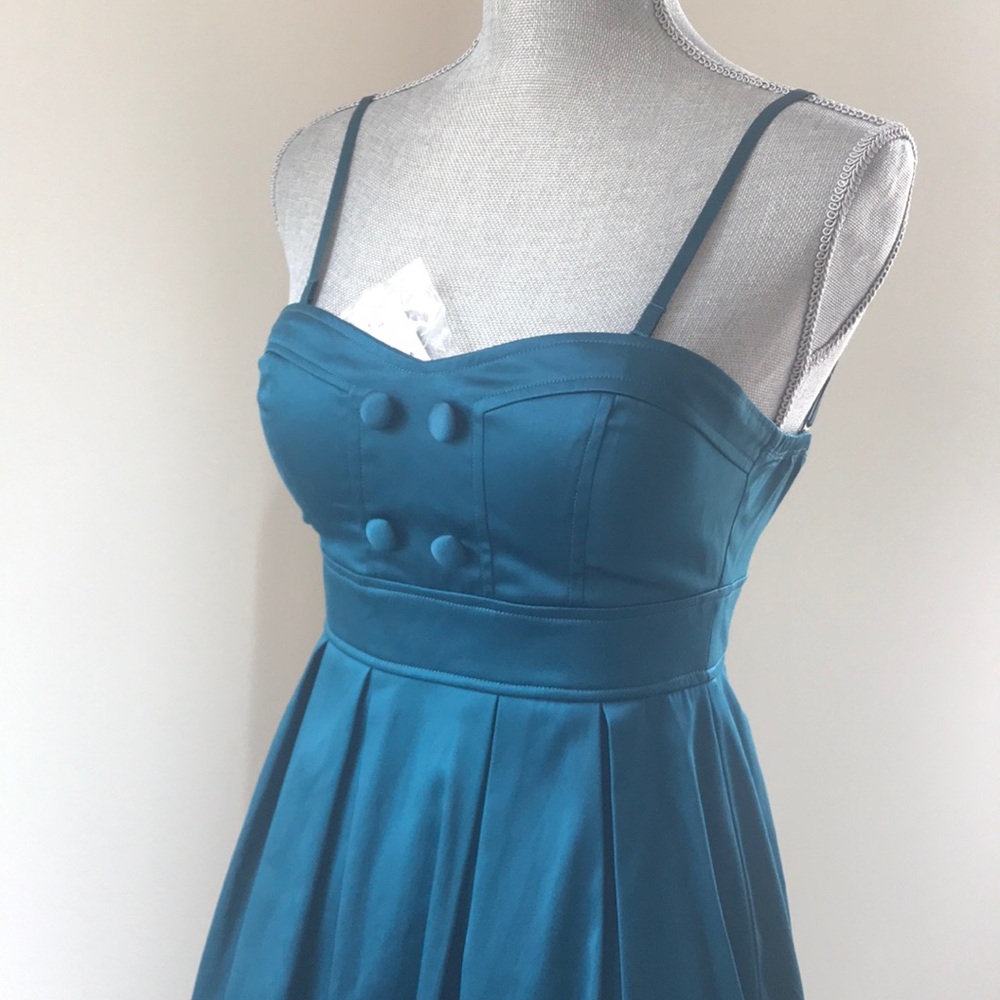 Teal short dress Forever 21
